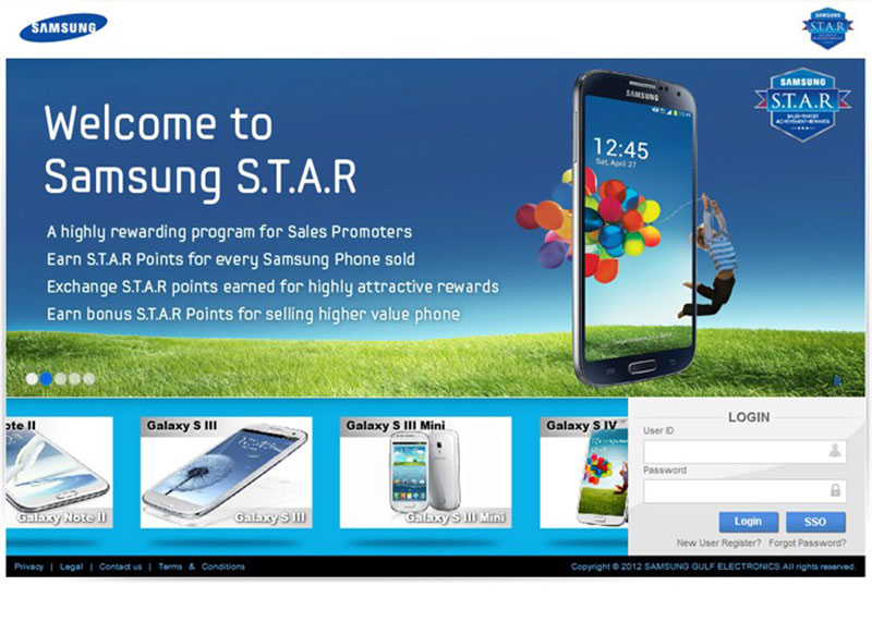 Samsung - Star, Gulf Electronics - http://www.samsungstars.com