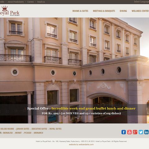 3 Star Hotel -  Le Royal Park - http://www.hotelleroyalpark.com