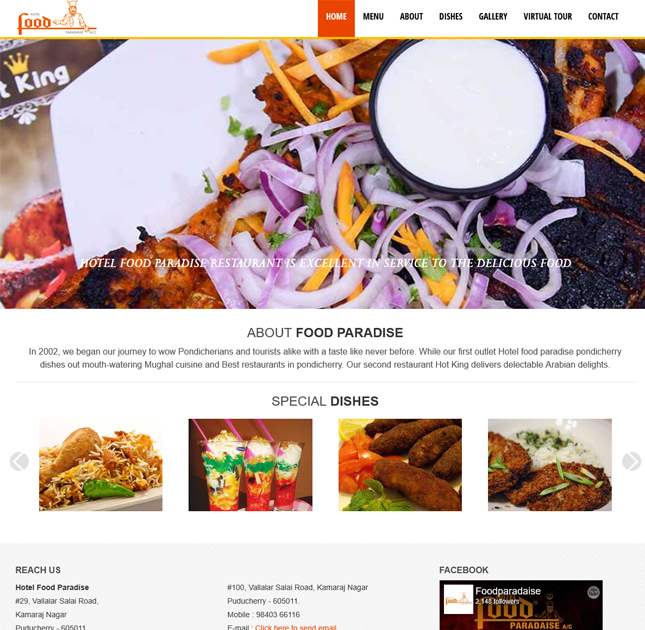 food-paradaise-pondicherry-webandarts-website